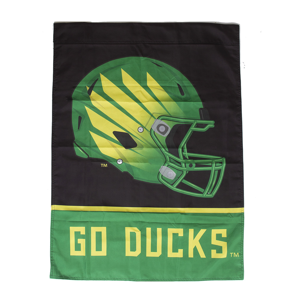 Go Ducks, Black, Flags & Banners, Gifts, 30"x40", Football, Sewing Concept, 707478